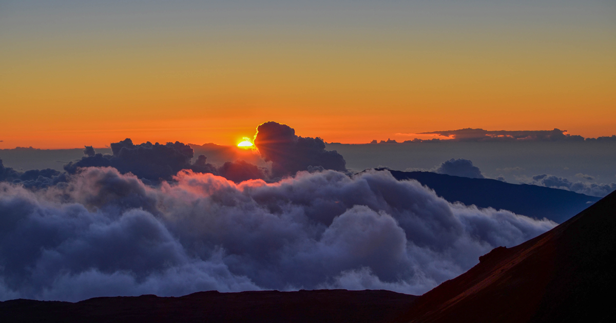 Sunset from Mauna Kea Summit