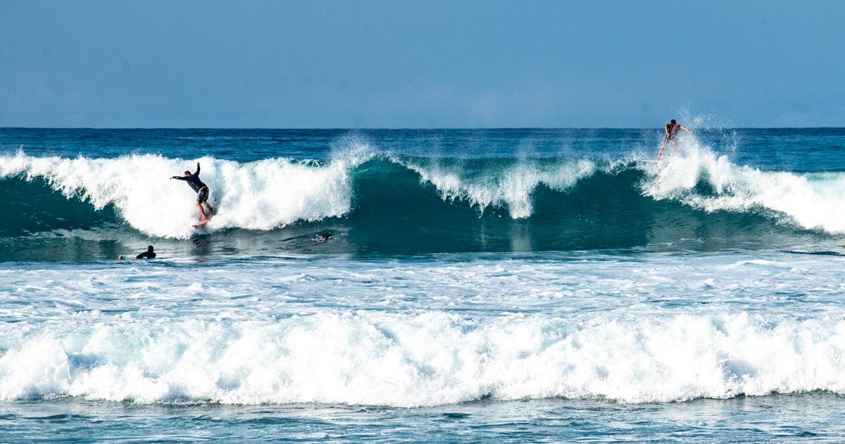 Surfing in Hawaii