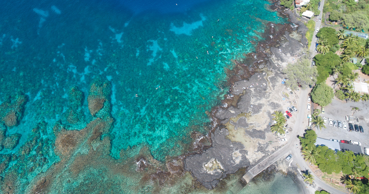 Two Step Beach at Honaunau Bay