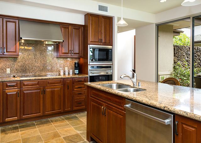 Villages at Mauna Lani 621 kitchen Hawaii vacation rental Big Island