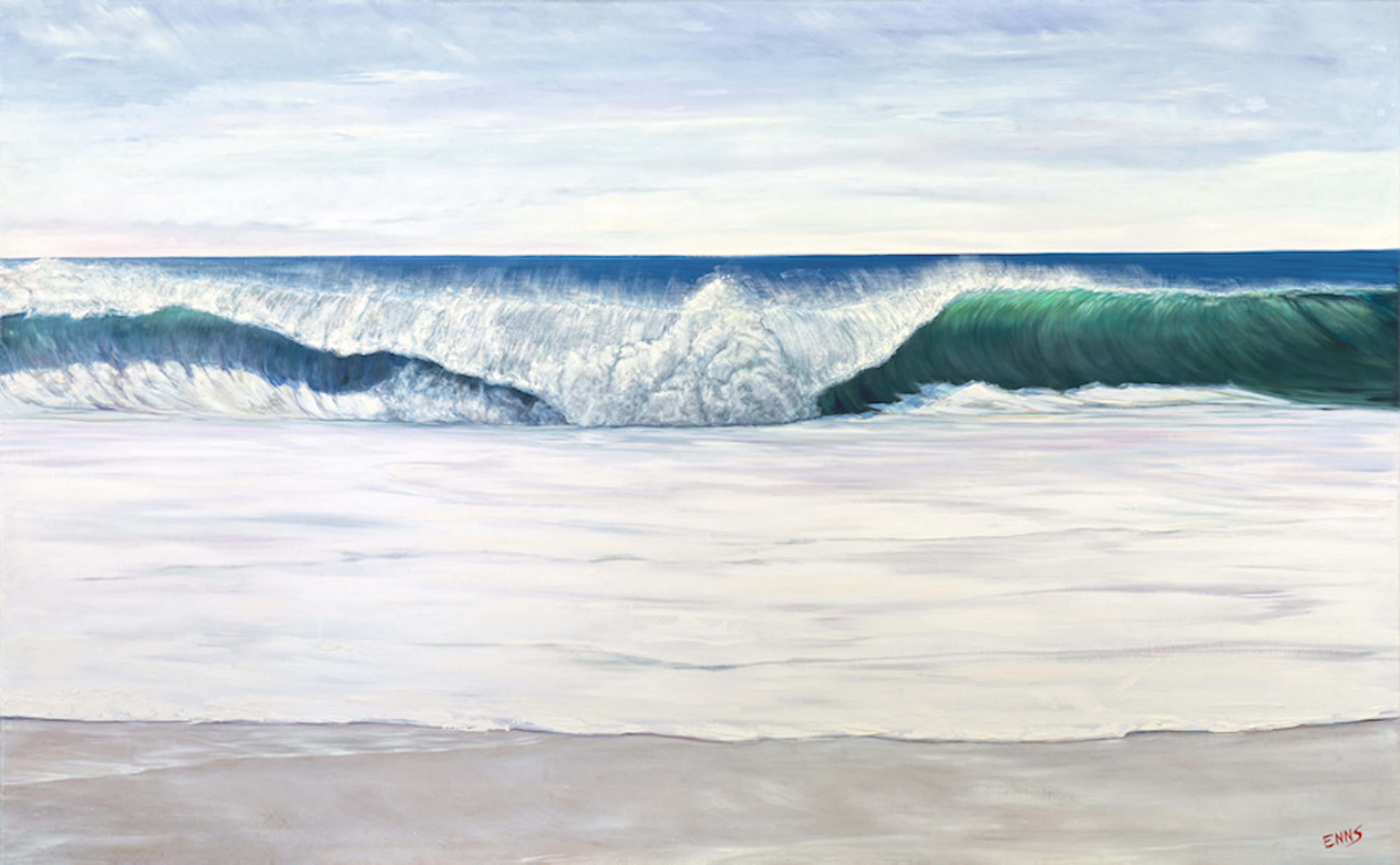 Energy of the ocean painting by Christian Enns