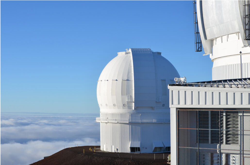 telescopes on Mauna Kea summit