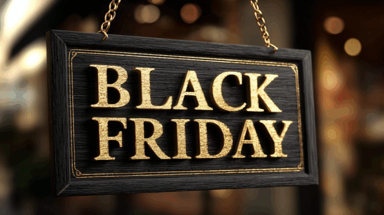 Black Friday wooden sign
